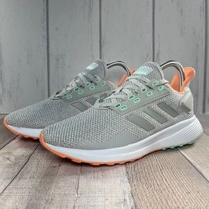Adidas Duramo 9 Women's Running Shoes Sneakers Gray Coral Size 6  BB7006